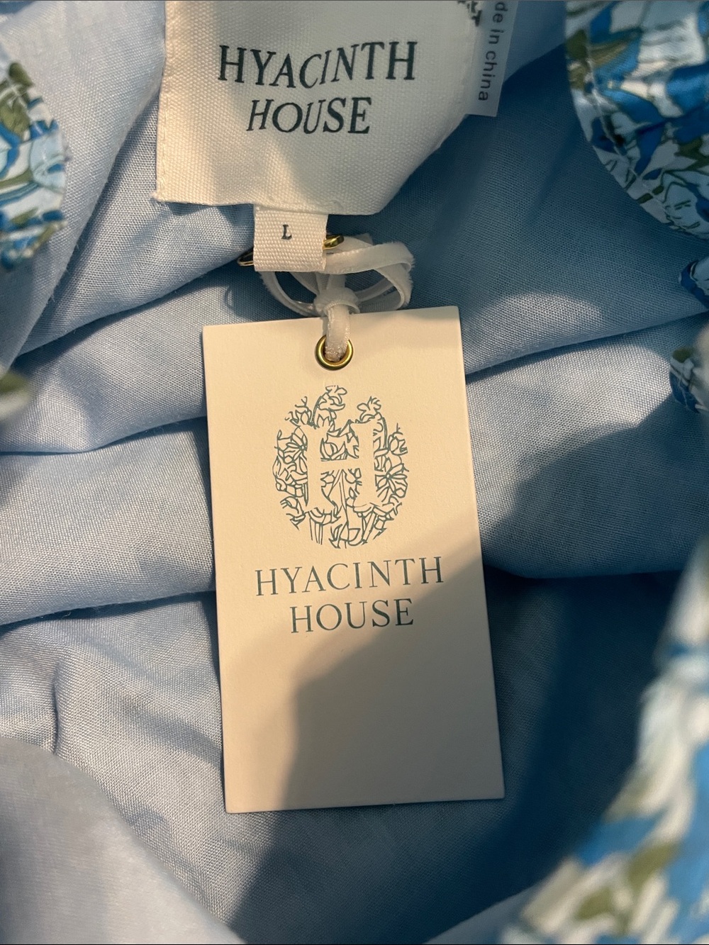 New Tuckernuck Hyacinth House Poppies Floral Ruffle Collar Louisa Dress Large - Picture 10 of 12